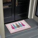 Search for pink christmas doormats Girly