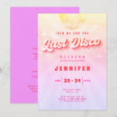 Search for hot pink hens party invitations Disco ball