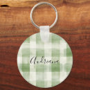 Search for green gingham key rings Country