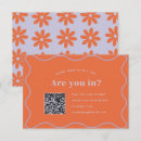 Search for daisy rsvp cards Orange