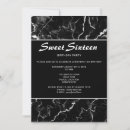 Search for marble sweet 16 invitations Birthday