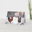 Search for chicken christmas cards Snow