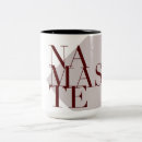 Search for yoga inspired mugs Namaste