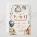 Search for bbq baby shower invitations Watercolor