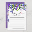 Search for violet bridal shower invitations Botanical