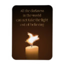 Search for flame magnets Candlelight