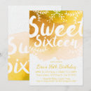 Search for boho sweet 16 invitations Watercolor