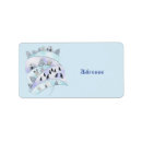 Search for winter landscape return address labels Blue