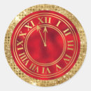 Search for new years clock stickers New year's eve
