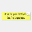 Search for driving the speed limit bumper stickers Highway
