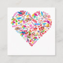 Search for for girlfriend business cards Hearts