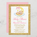 Search for teddy bear invitations Pink bow