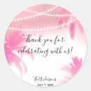Search for string light wedding stickers Tropical