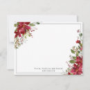 Search for red poinsettia christmas cards Holly
