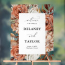 Search for floral welcome wedding signs Watercolor flowers