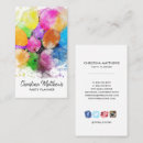 Search for paint party business cards Colourful