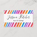 Search for colourful rainbow business cards Unique