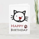 Search for white cat birthday cards Pets