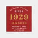 Search for red and gold napkins Birthday