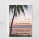 Search for palms wedding invitations For her