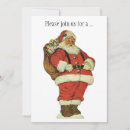 Search for victorian christmas invitations Santa claus