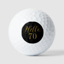 Search for 70th birthday golf balls Seventy