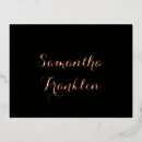 Search for placecard postcards Black
