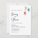 Search for 1950 wedding invitations Mid century modern