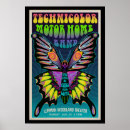 Search for peace butterflies posters Psychedelic