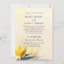 Search for paradise wedding invitations Tropical flowers