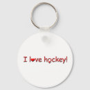 Search for love hockey key rings Heart