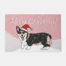 Search for corgi christmas doormats Pembroke welsh corgi