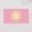 Search for cheesecake business cards Bakery