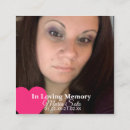 Search for memorial business cards Celebration of life