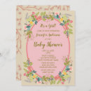 Search for garden baby girl shower invitations Flowers