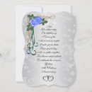 Search for blue silver anniversary invitations Classic