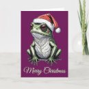 Search for frog christmas cards Amphibian