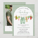 Search for farmers market baby shower invitations Rustic
