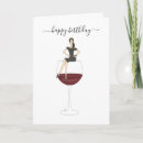 Search for red wine birthday cards Modern
