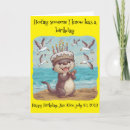Search for otter birthday cards Water