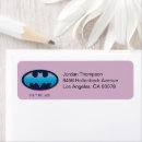 Search for batman return address labels Bat logo