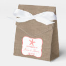 Search for beach wedding favour boxes Coral