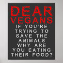 Search for vegans posters Funny cartoons