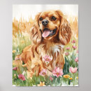 Search for cavalier king charles spaniel art Puppy