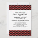 Search for red sweet 16 invitations Modern