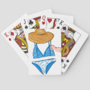 Search for swimsuit playing cards Bright colours
