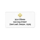Search for celtic wedding return address labels Gold