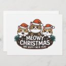 Search for merry meow christmas cards Kitty