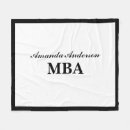 Search for graduation blankets Black and white