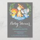 Search for animal baby boy shower invitations Cute